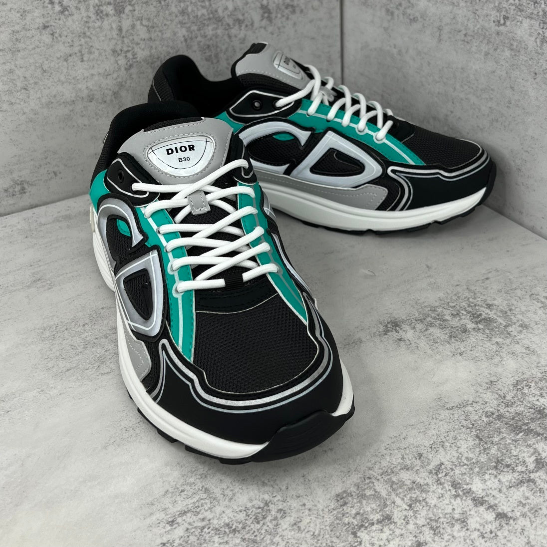 Dior B30 "Black-Grey-Turquoise"