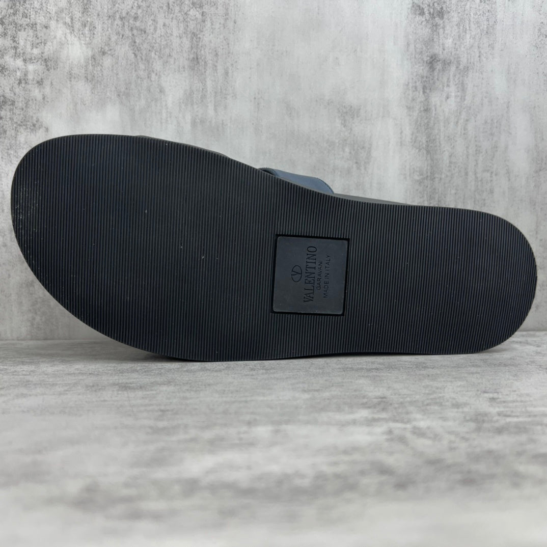 Valentino Garavani Slides "Blue-Black"