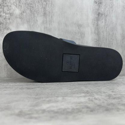 Valentino Garavani Slides "Blue-Black"