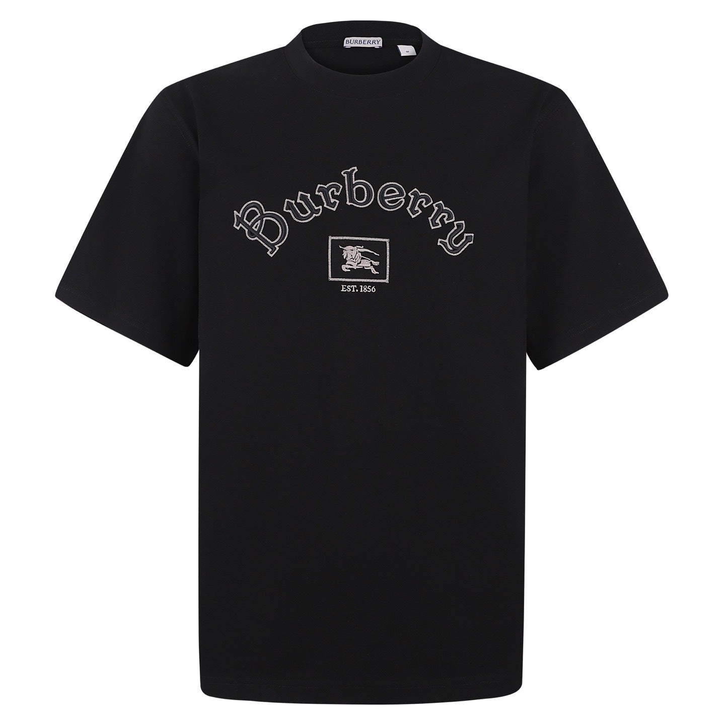 Burberry Gothic Logo Cotton T-Shirt "Black"