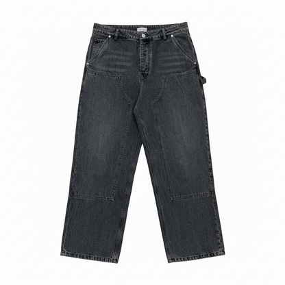Dior CD Box Carpenter Jeans "Gray Cotton Twill"