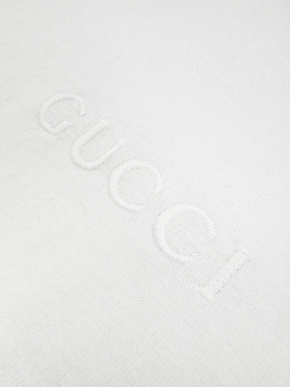 Gucci Embroidered T-Shirt "White"