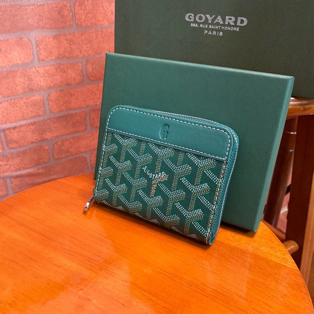 Goyard Matignon PM Wallet "Green"