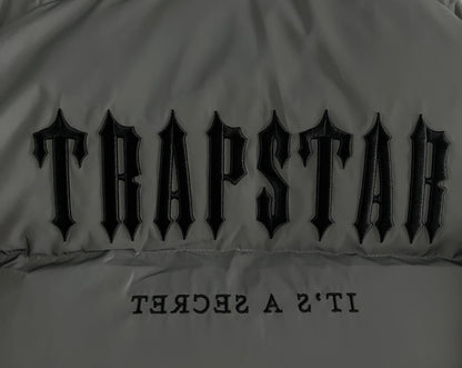 Trapstar Short Decoded Down Jacket "Reflective"