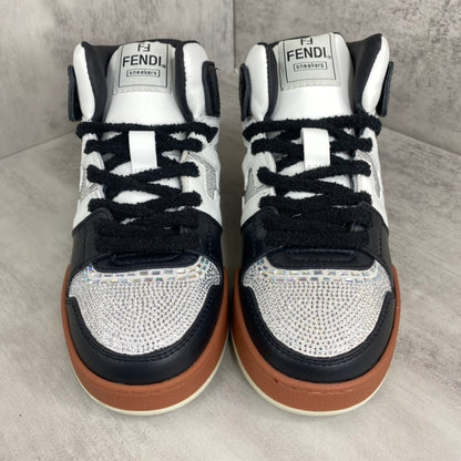 Fendi Match High-Top "Black-White" Crystals