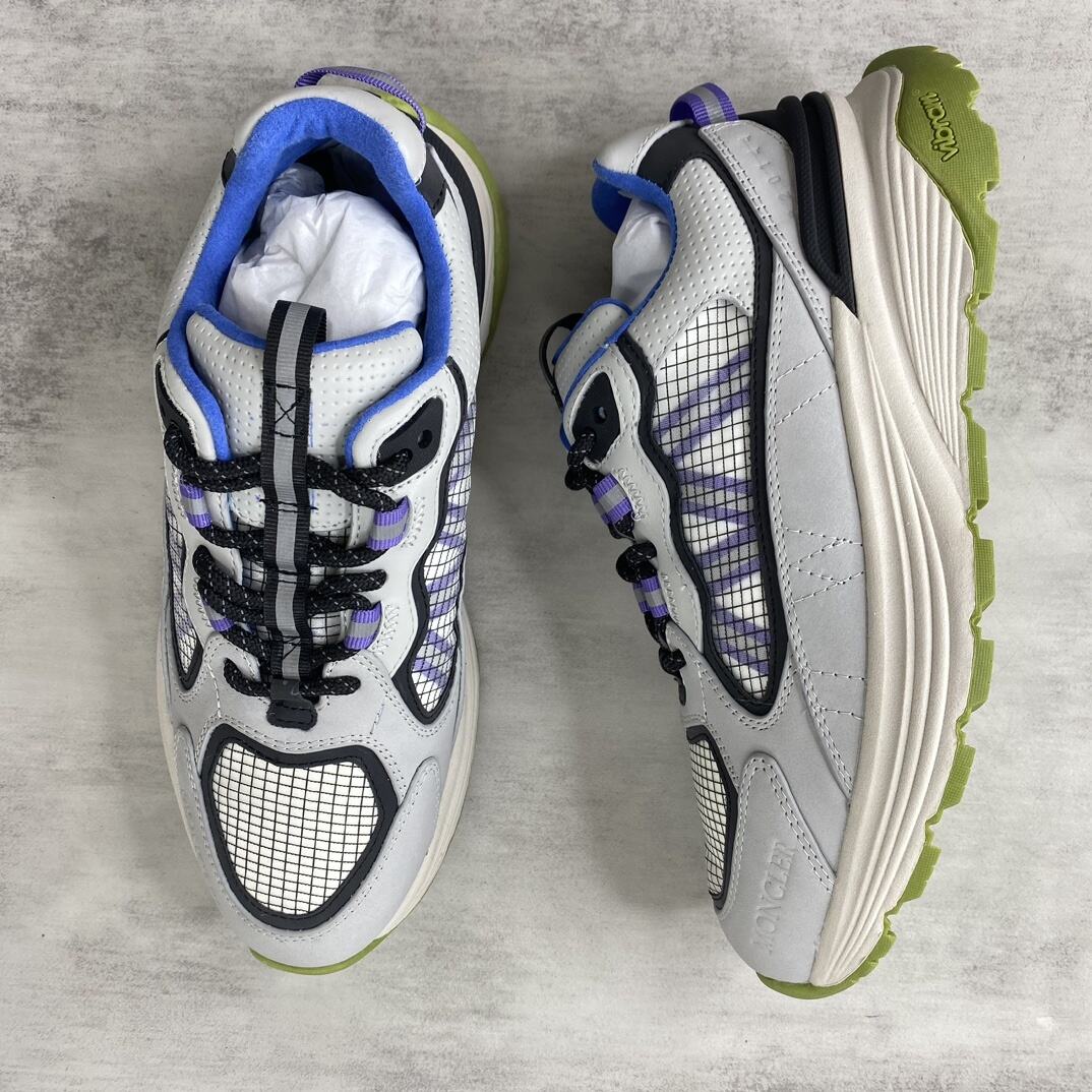 Moncler Lite Runners "Grey-Purple-Green"