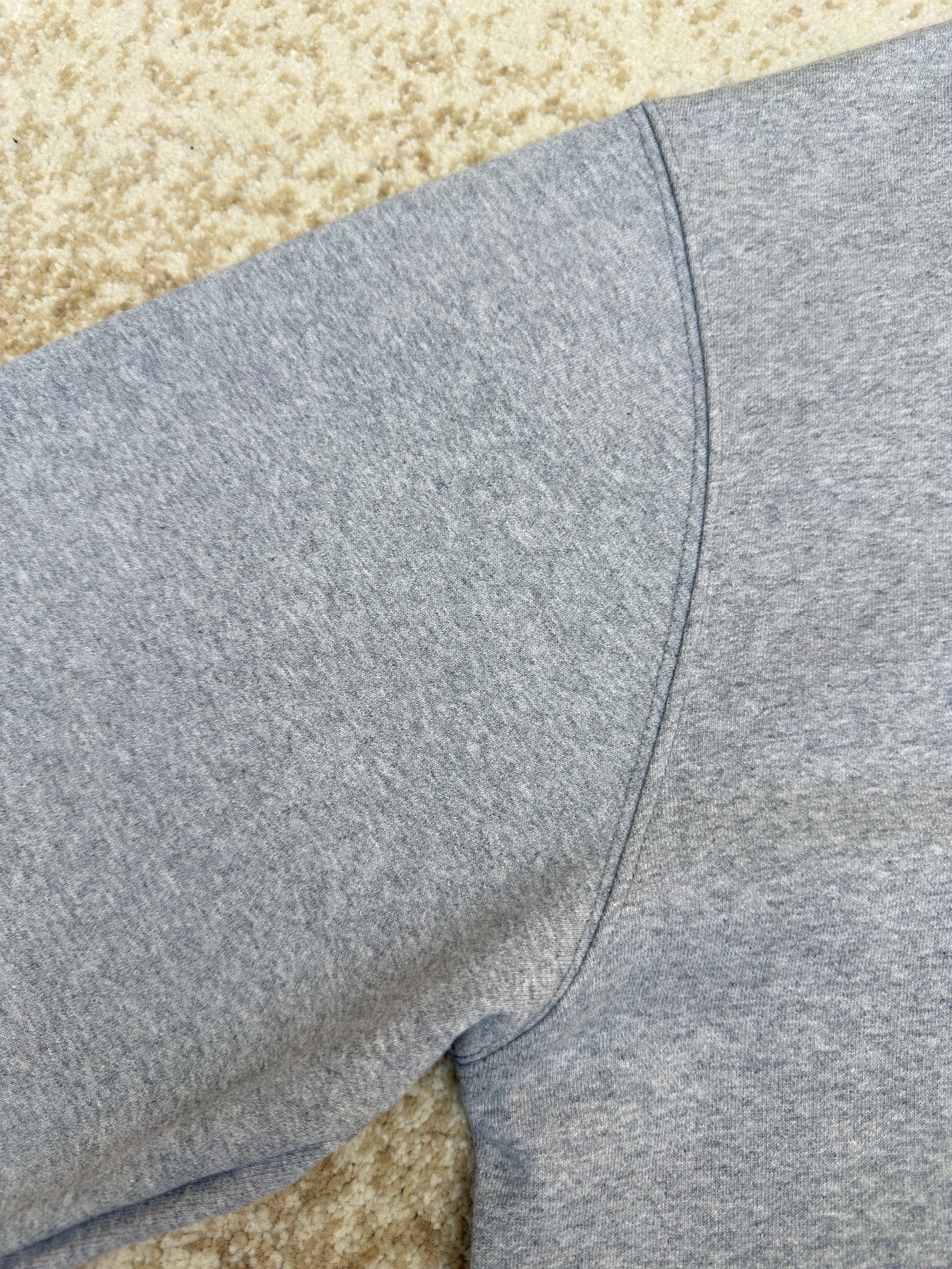 Miu Miu Cotton Fleece Zip-up Sweatshirt "Grey"