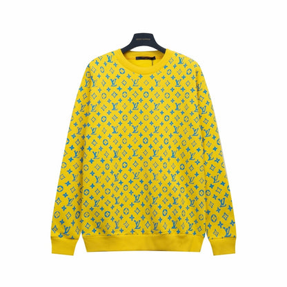 Louis Vuitton Monogram Rainbow Playground Graphic Sweatshirt "Yellow-Blue"