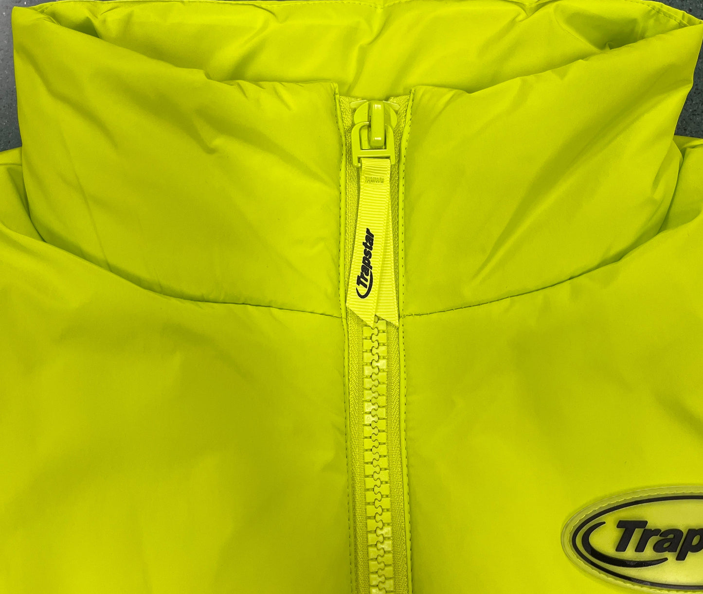 Trapstar Hyperdrive Down Vest "Lime-Black"