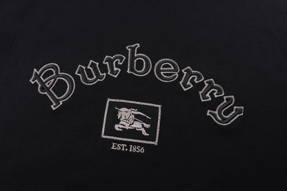Burberry Gothic Logo Cotton T-Shirt "Black"