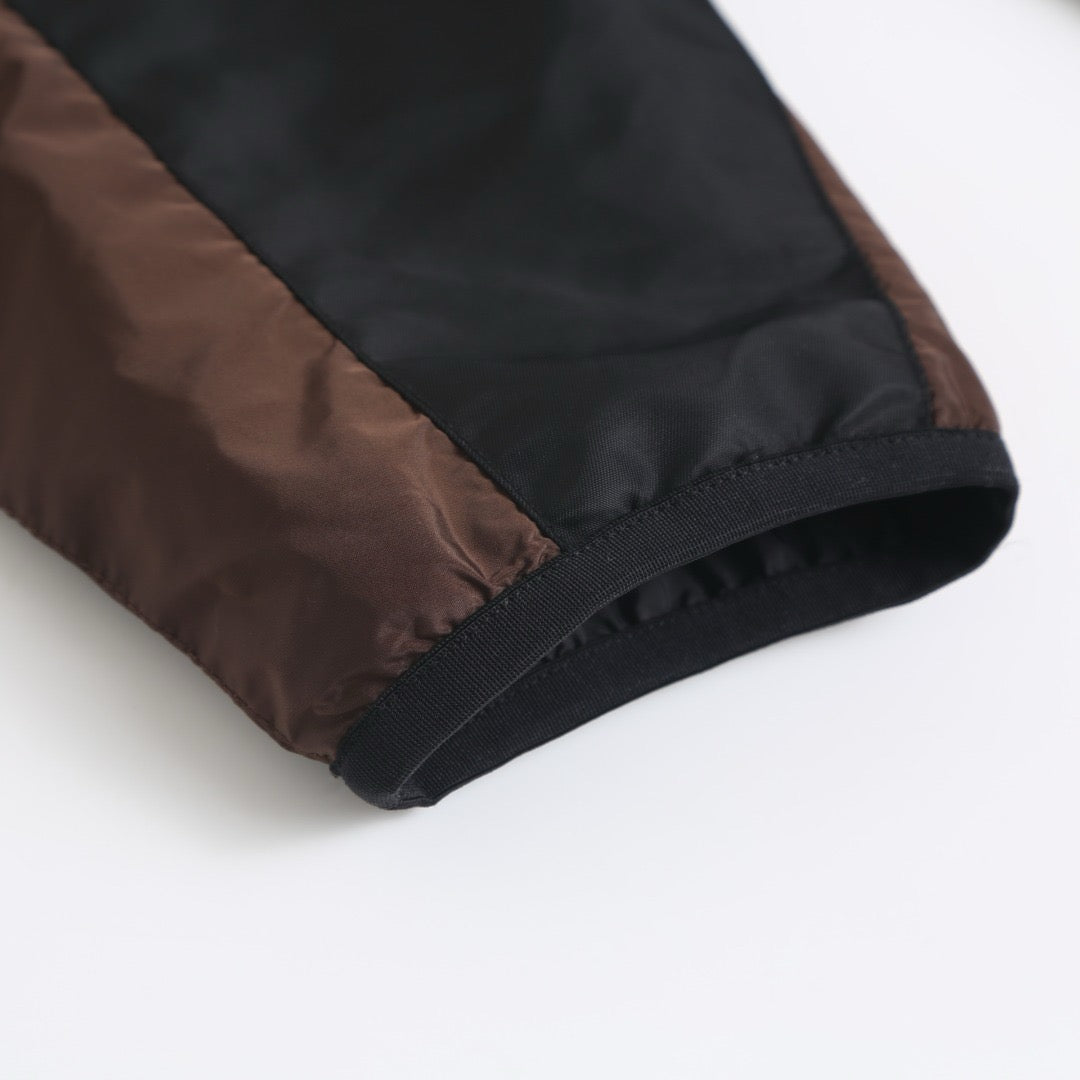 Prada Re-Nylon Reversible Jacket "Cocoa Brown-Black"