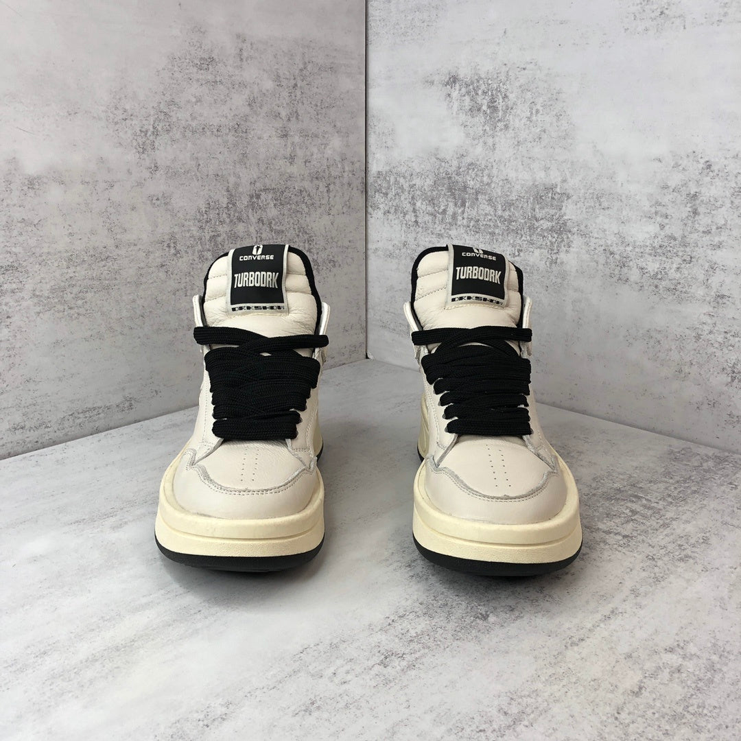 Rick Owens x Converse TURBOWPN High "Beige-Black"