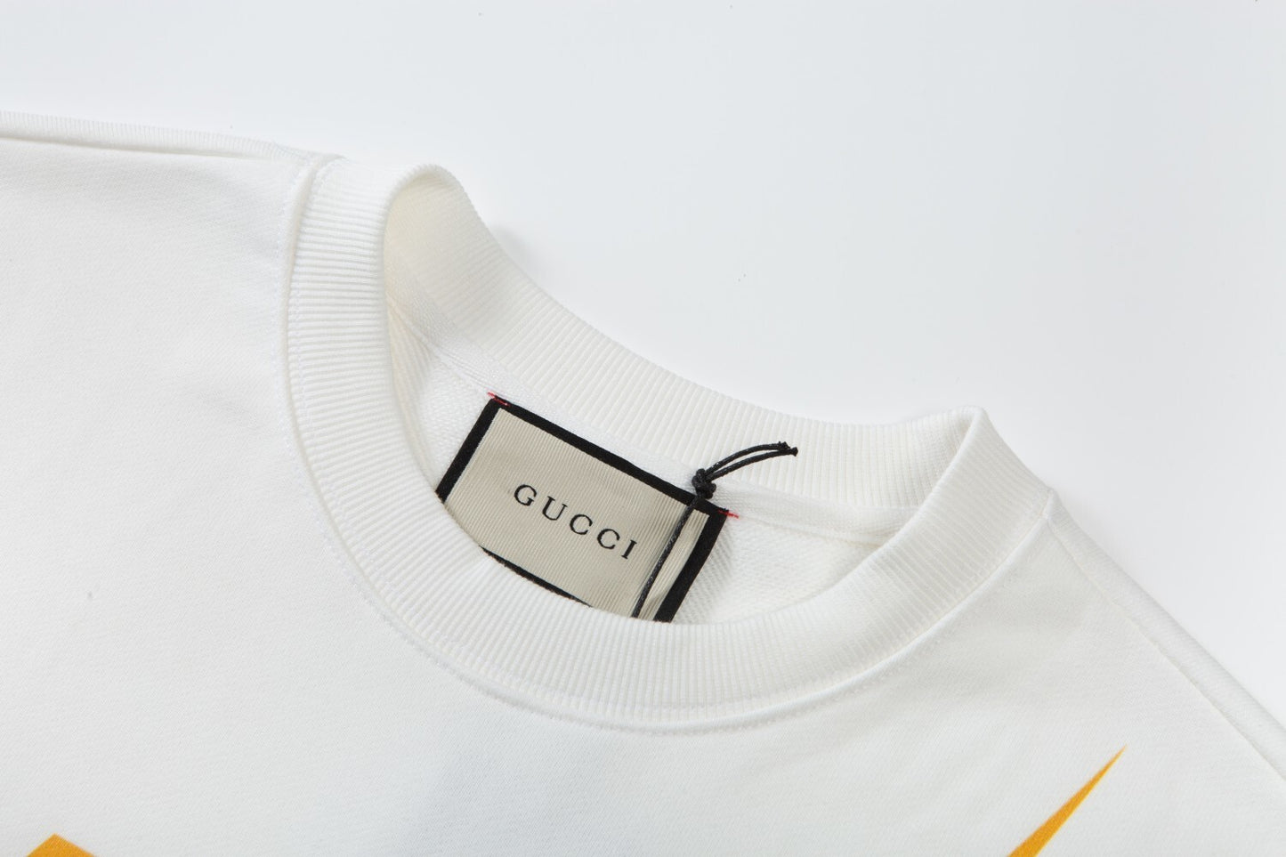 Gucci GG Blade Sweatshirt "White-Pink-Yellow"