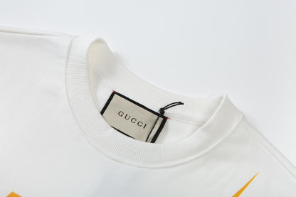 Gucci GG Blade Sweatshirt "White-Pink-Yellow"