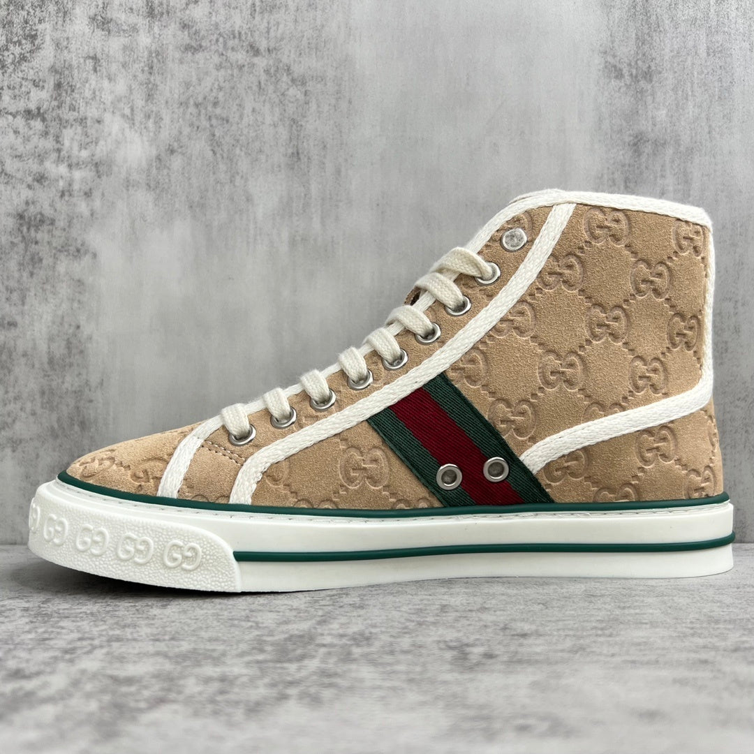 Gucci Tennis 1977 High-Top "Beige Monogram"
