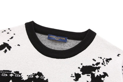 Louis Vuitton Monogram Bandana Sweater "Black-White"