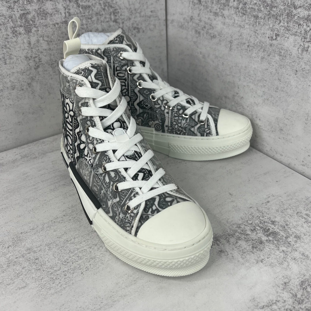 Dior x Shawn B23 High Top "Black-White Embroidery"