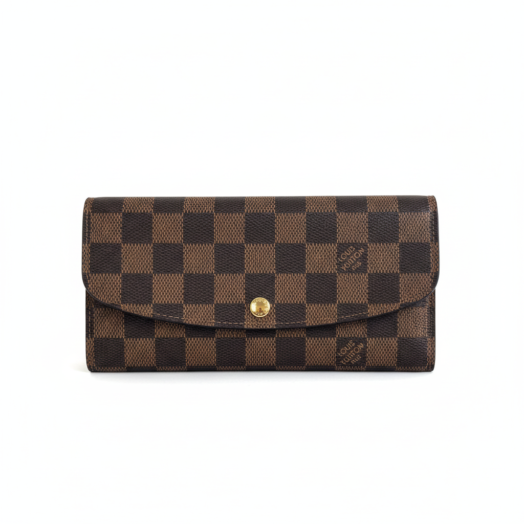 Louis Vuitton Emilie Wallet "Damier Ebene"