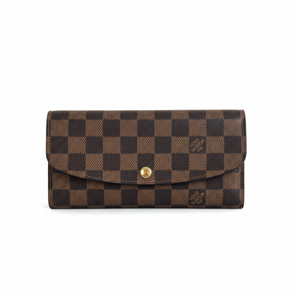 Louis Vuitton Emilie Wallet "Damier Ebene"