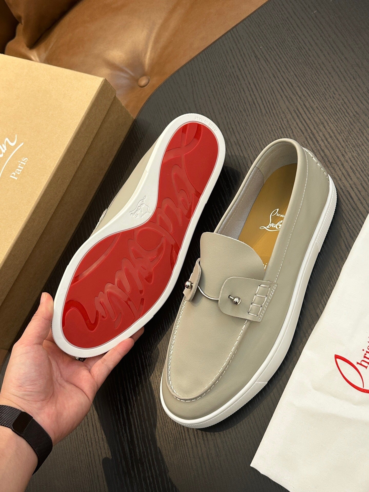 Christian Louboutin Chambeliboat "Grey"
