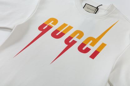 Gucci GG Blade Sweatshirt "White-Pink-Yellow"