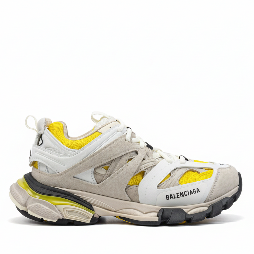Balenciaga Track "White-Yellow-Beige"