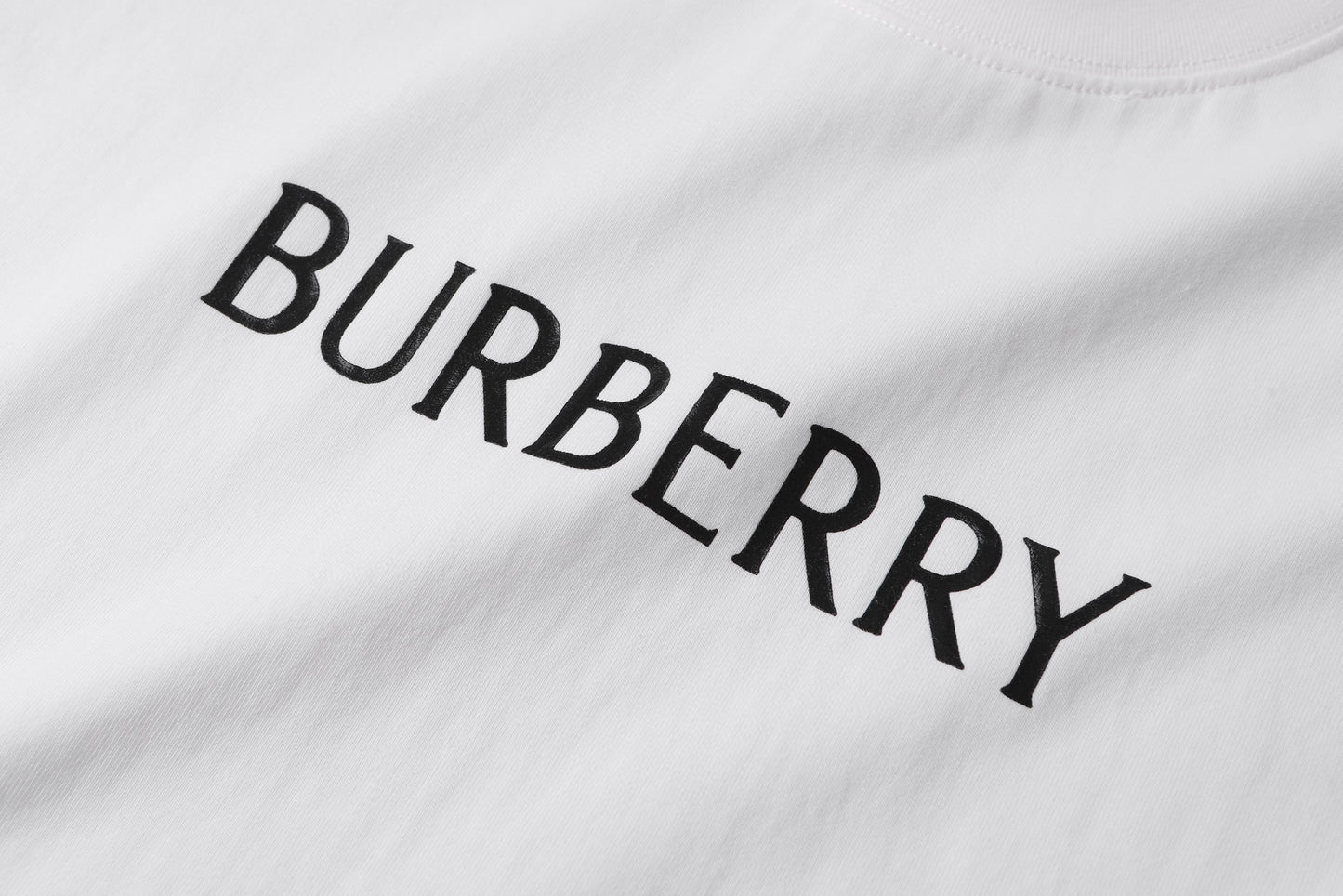 Burberry Logo Cotton T-Shirt "White"