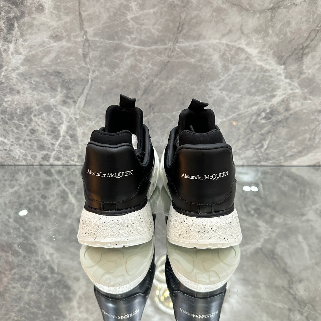 Alexander McQueen Oversized Court "Black-White Sole"