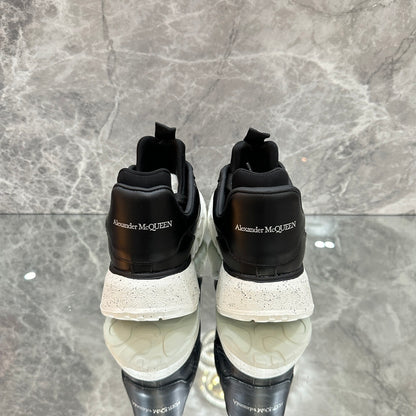 Alexander McQueen Oversized Court "Black-White Sole"