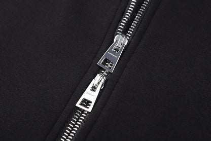 Givenchy Couture Seam Zipped Hoodie "Black"