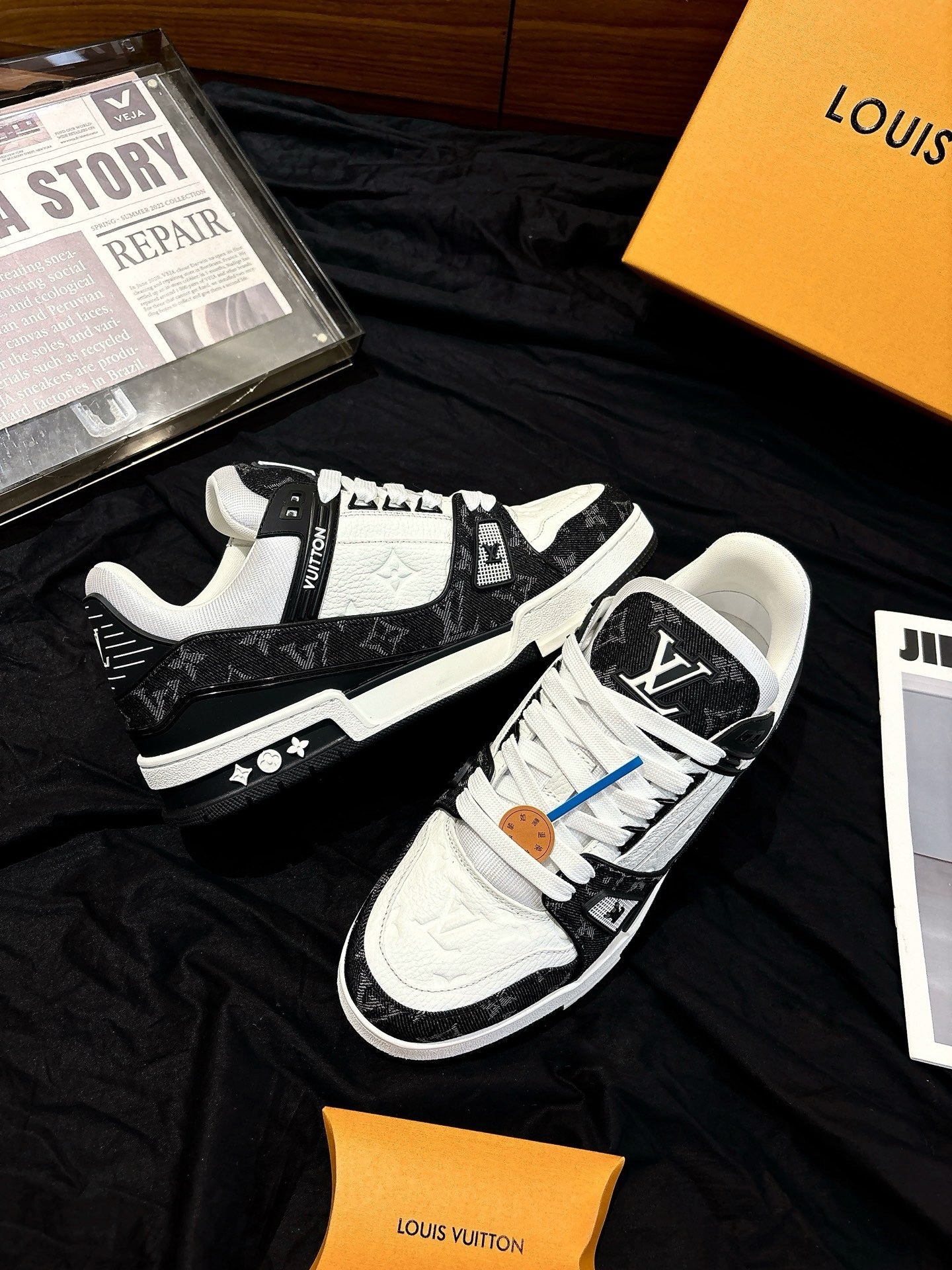 Louis Vuitton LV Trainers "Noir Denim"