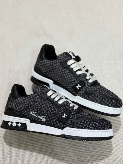 Louis Vuitton LV Trainer Sneaker "Black Denim"