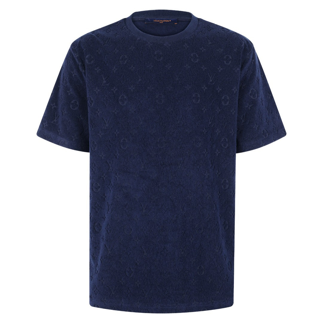 Louis Vuitton Monogram French Terry T-Shirt "Dark Navy"