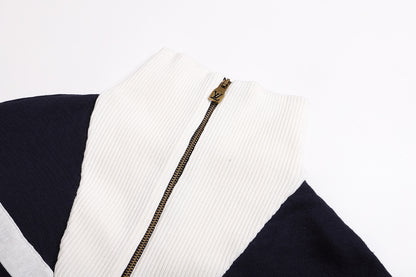 Louis Vuitton Knitted Cotton Sailor Blouson "Navy Blue"