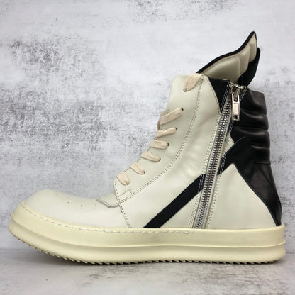 Rick Owens Geobasket "White-Black"