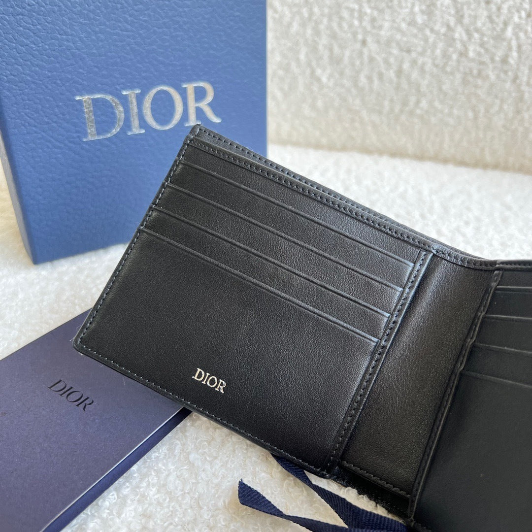 Dior Oblique Jacquard Bifold Wallet
