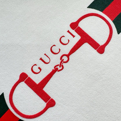 Gucci Cotton Jersey T-Shirt with Print "White"