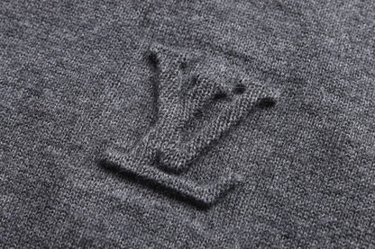 Louis Vuitton LVSE Inside-Out Zipped Through Cashmere Cardigan "Grey"