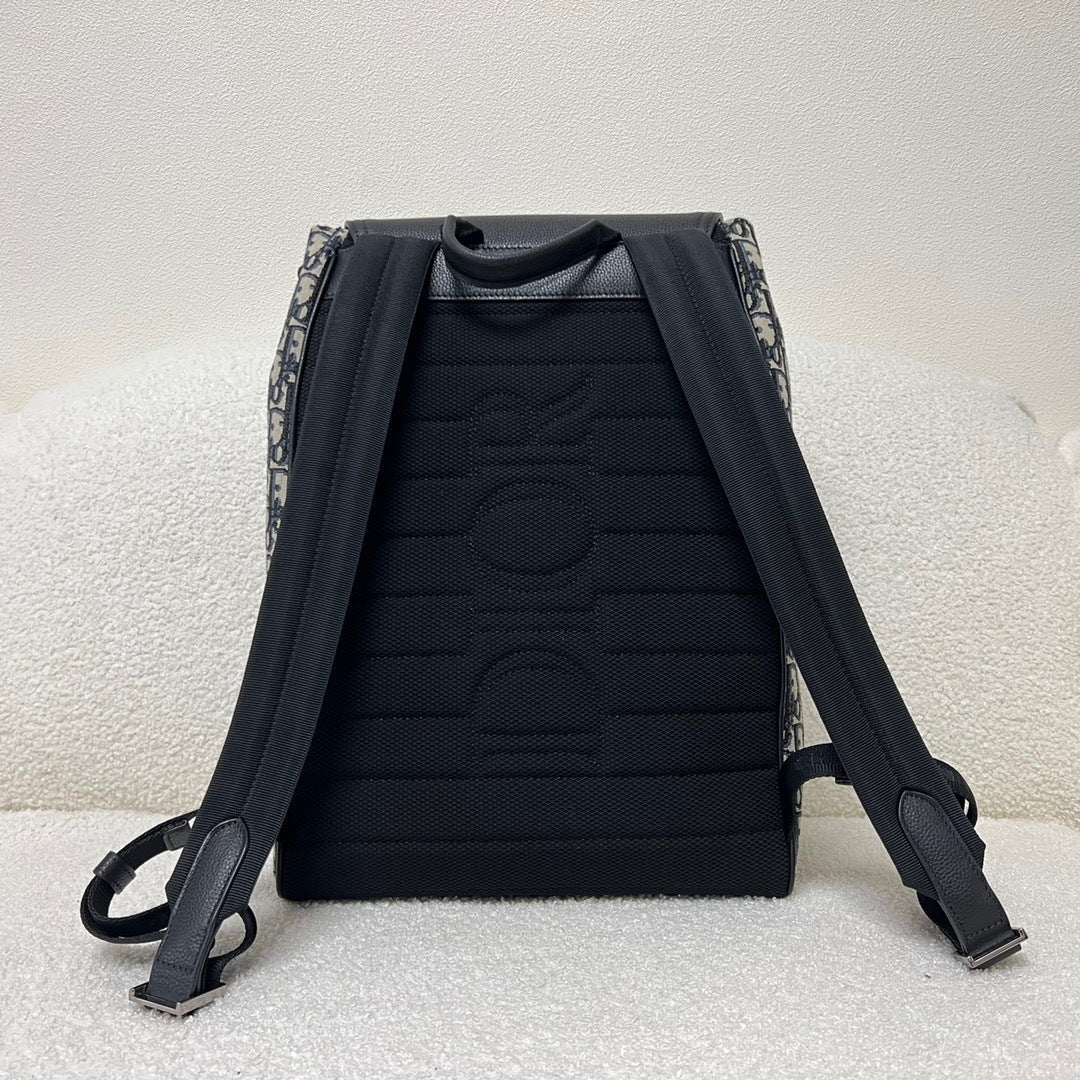 Dior Oblique Jacquard Saddle Backpack