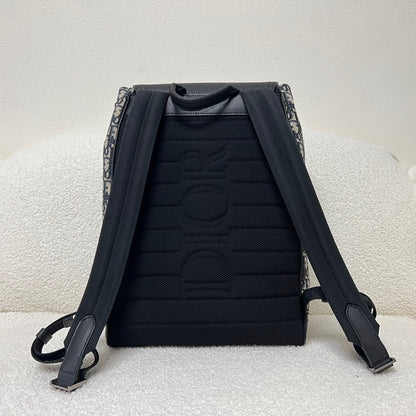 Dior Oblique Jacquard Saddle Backpack