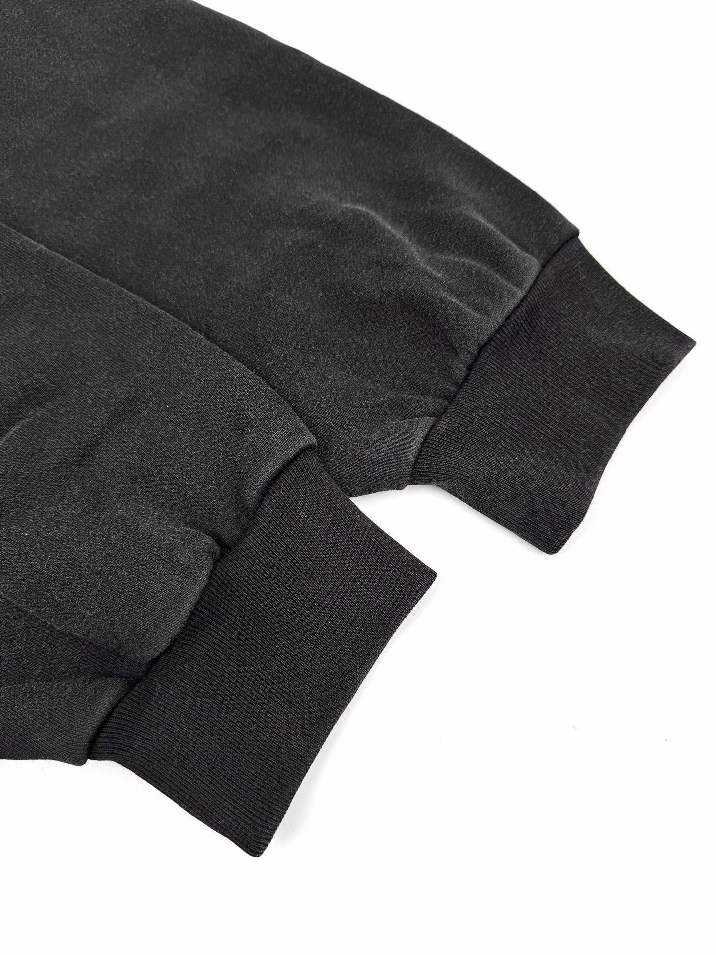 Balenciaga Logo Embroidered Hoodie "Faded Black-Red"