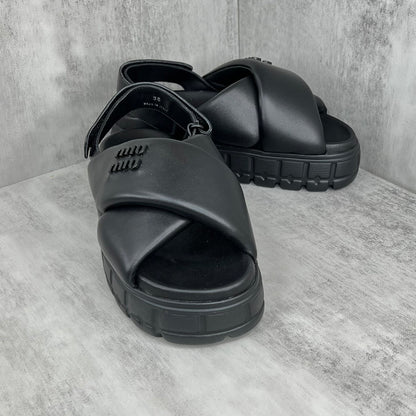 Miu Miu Sandals "Black"