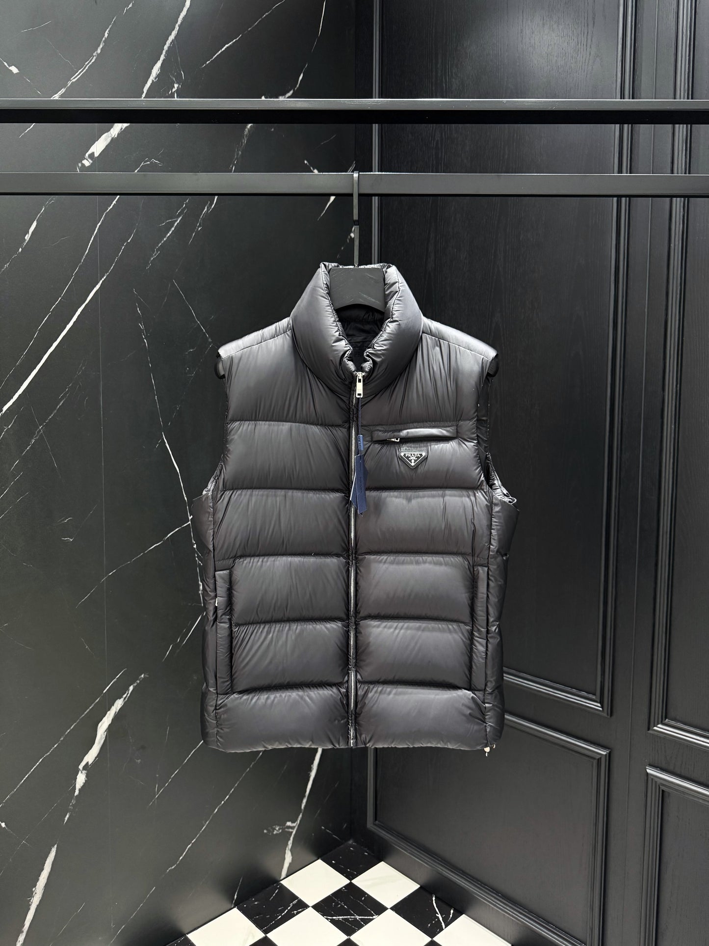 Prada Down Vest "Dark Grey"