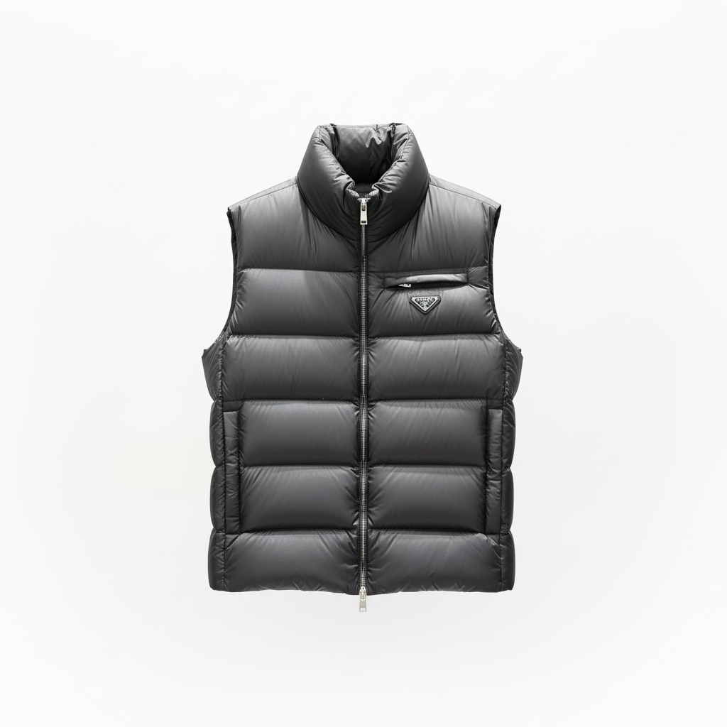 Prada Down Vest "Dark Grey"