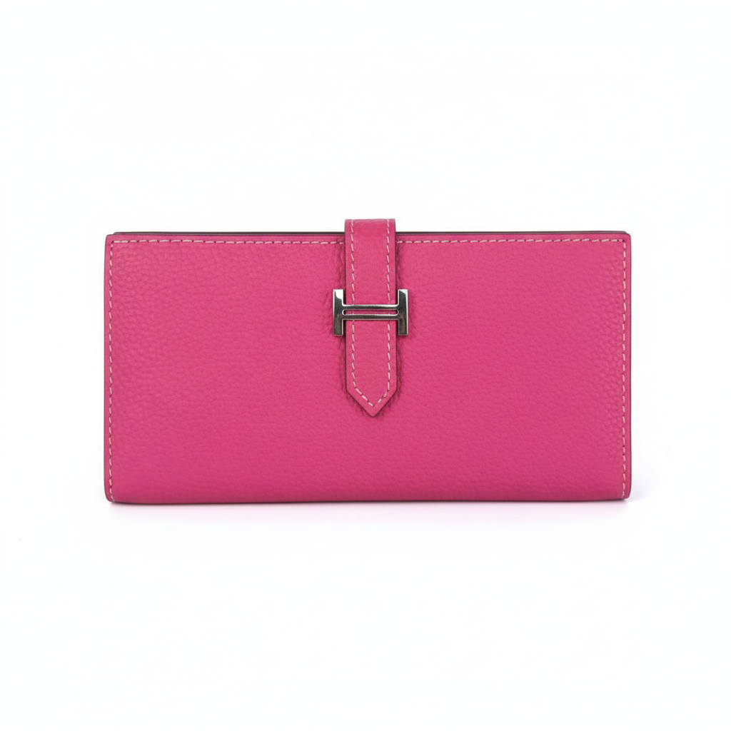 Hermes Bearn Wallet "Pink"