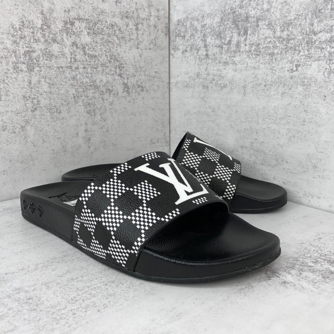 Louis Vuitton Slides "Black-White"