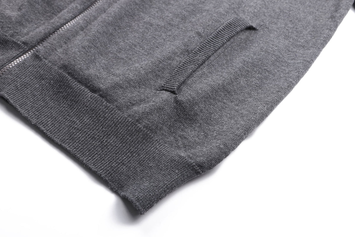 Louis Vuitton LVSE Inside-Out Zipped Through Cashmere Cardigan "Grey"