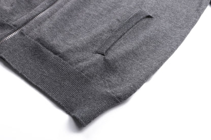 Louis Vuitton LVSE Inside-Out Zipped Through Cashmere Cardigan "Grey"
