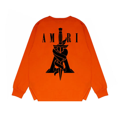 Amiri Dagger Sweatshirt "Orange-Black"