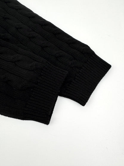 Loewe Anagram Knitted Cardigan "Black"